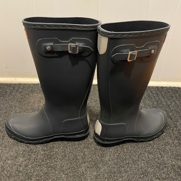HUNTER  Rain Boots  - Black- Size EU 37 - Picture 3 of 5